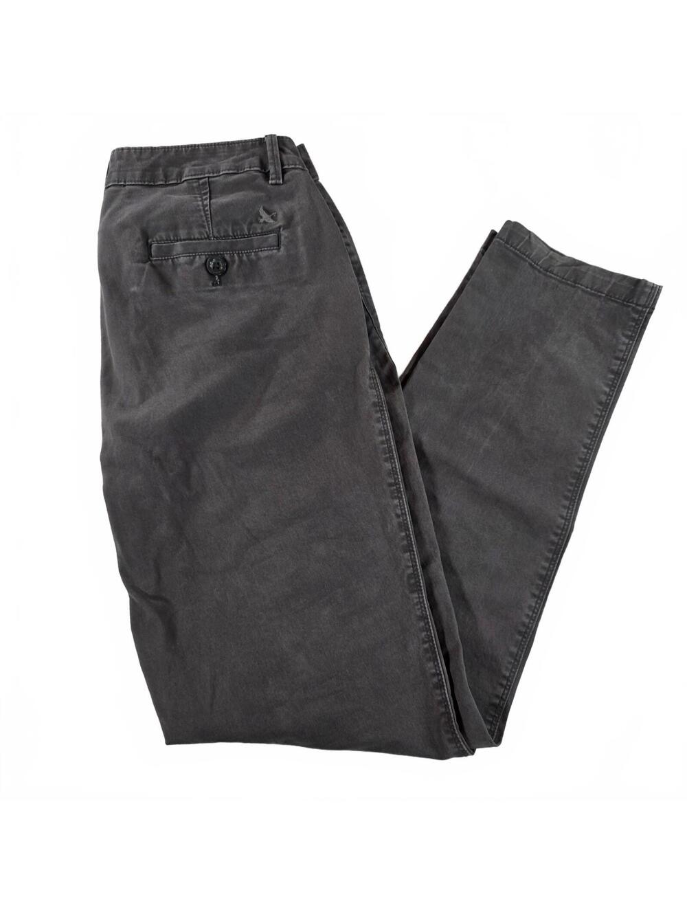 Eddie Bauer Boyfriend Slim Fit Women's Pants Size 4 Black Stretch Cotton